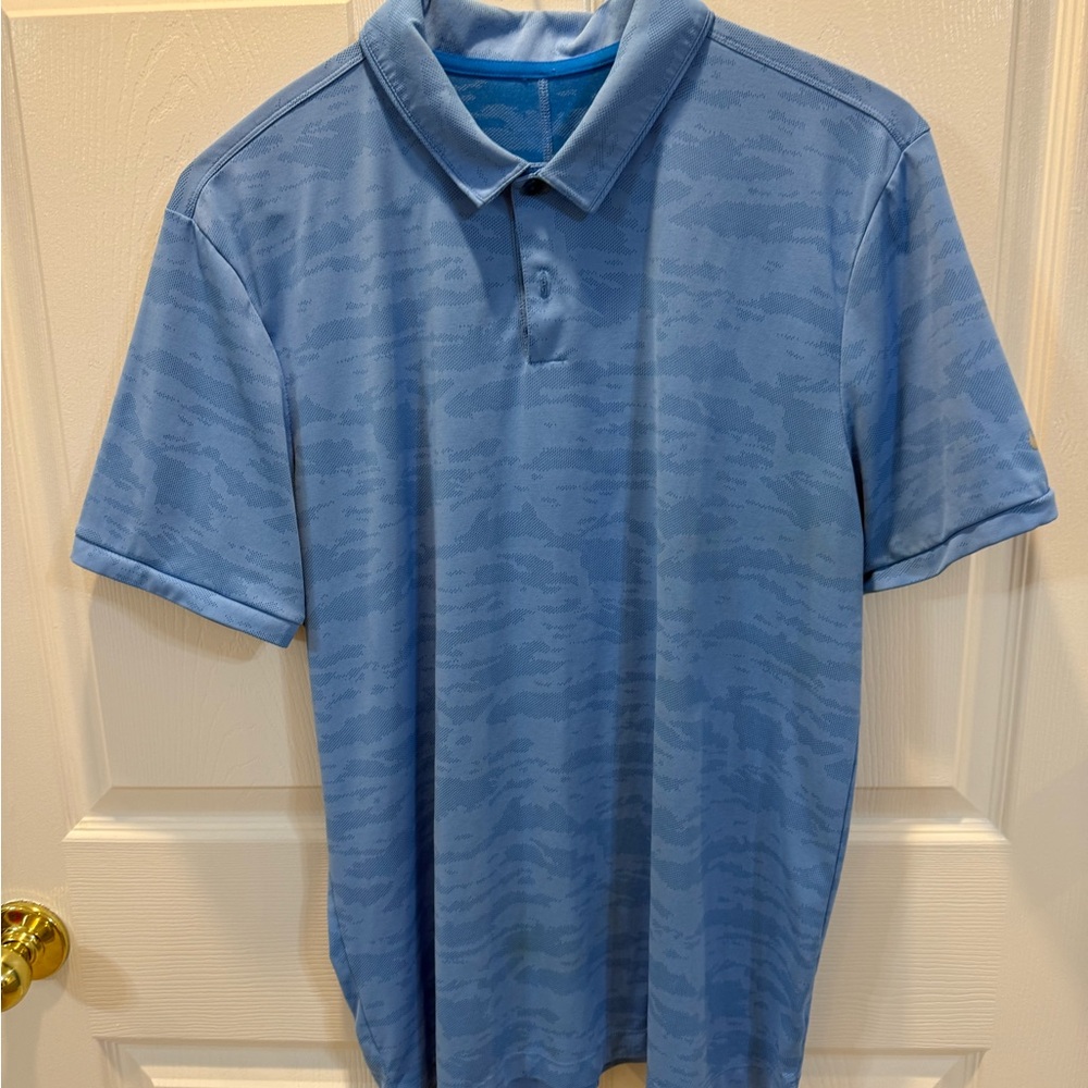 Nike Men's Sky Blue Polo Shirt